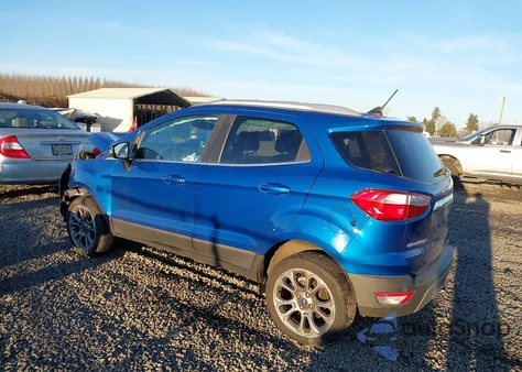 2018 Ford Ecosport Titanium z USA, uszkodzony, nr VIN MAJ6P1WL4JC200933